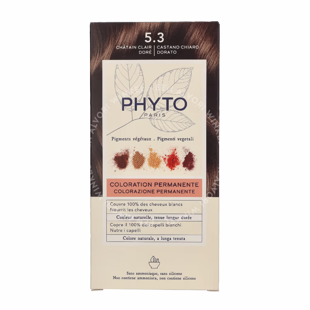 Phyto Phyto Phytocolor Permanent Color — #5.3 Light Golden Brown — foto 2