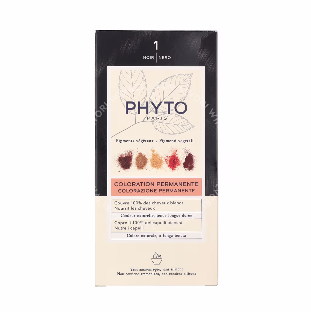 Phyto Phyto Phytocolor Permanent Color — #01 Black — foto 2