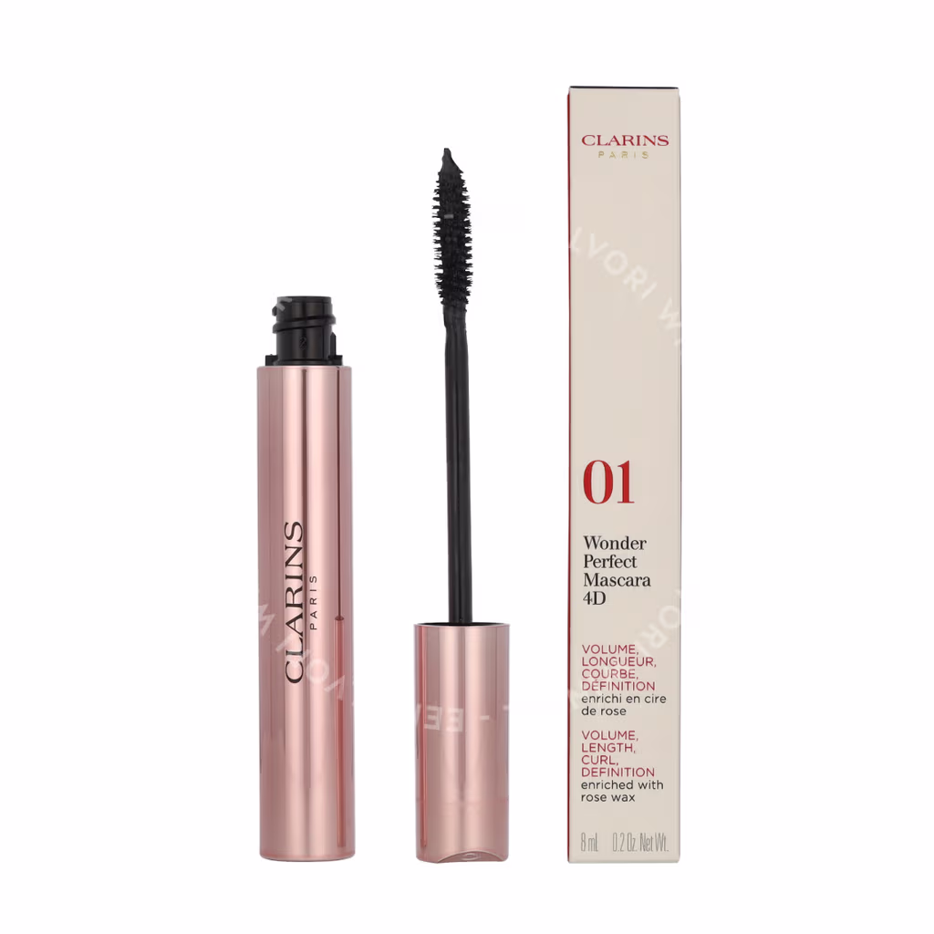 Clarins Clarins Wonder Perfect 4D Mascara — #01 Perfect Black — foto 3