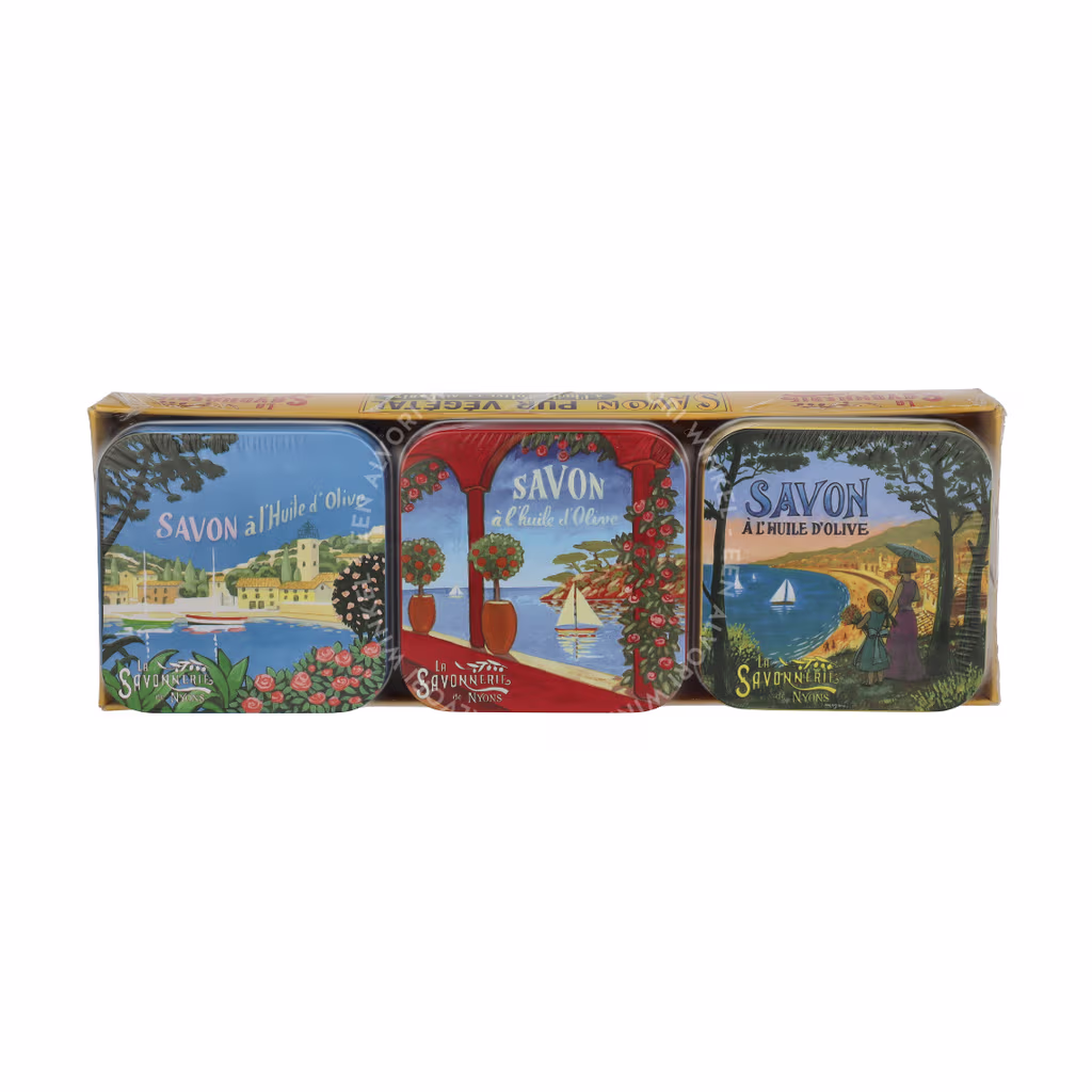 La Savonnerie De Nyons La Savonnerie De Nyons Soap Bar Set 3 Pcs - Mediterran. Lake — foto 2