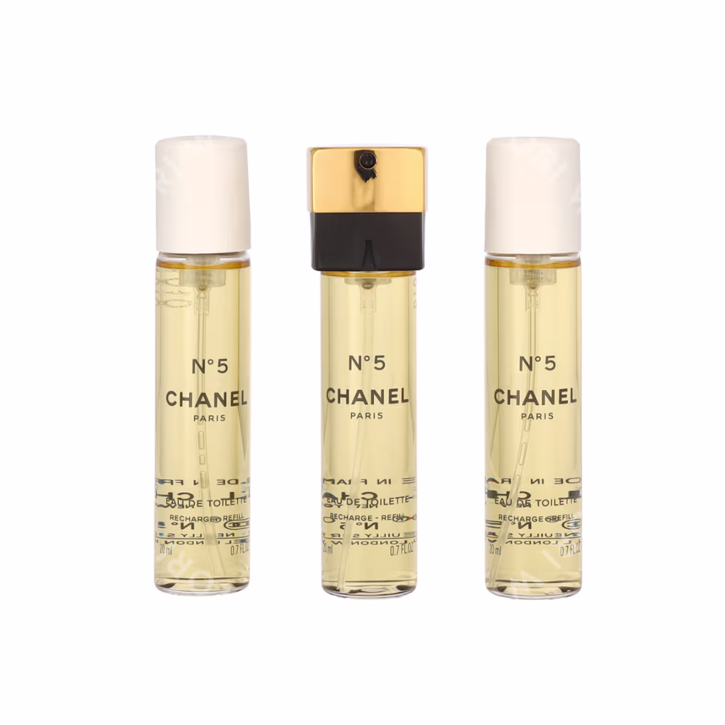 Chanel Chanel No 5 Giftset — 3x Edt Spray Refill 20Ml - Twist and Spray - Purse Spray