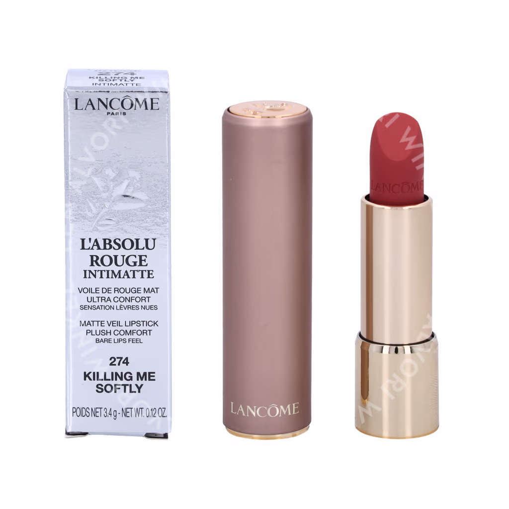 Lancome Lancome L'Absolu Rouge Intimatte Matte Veil Lipstick — #274 Killing Me Softly — foto 3