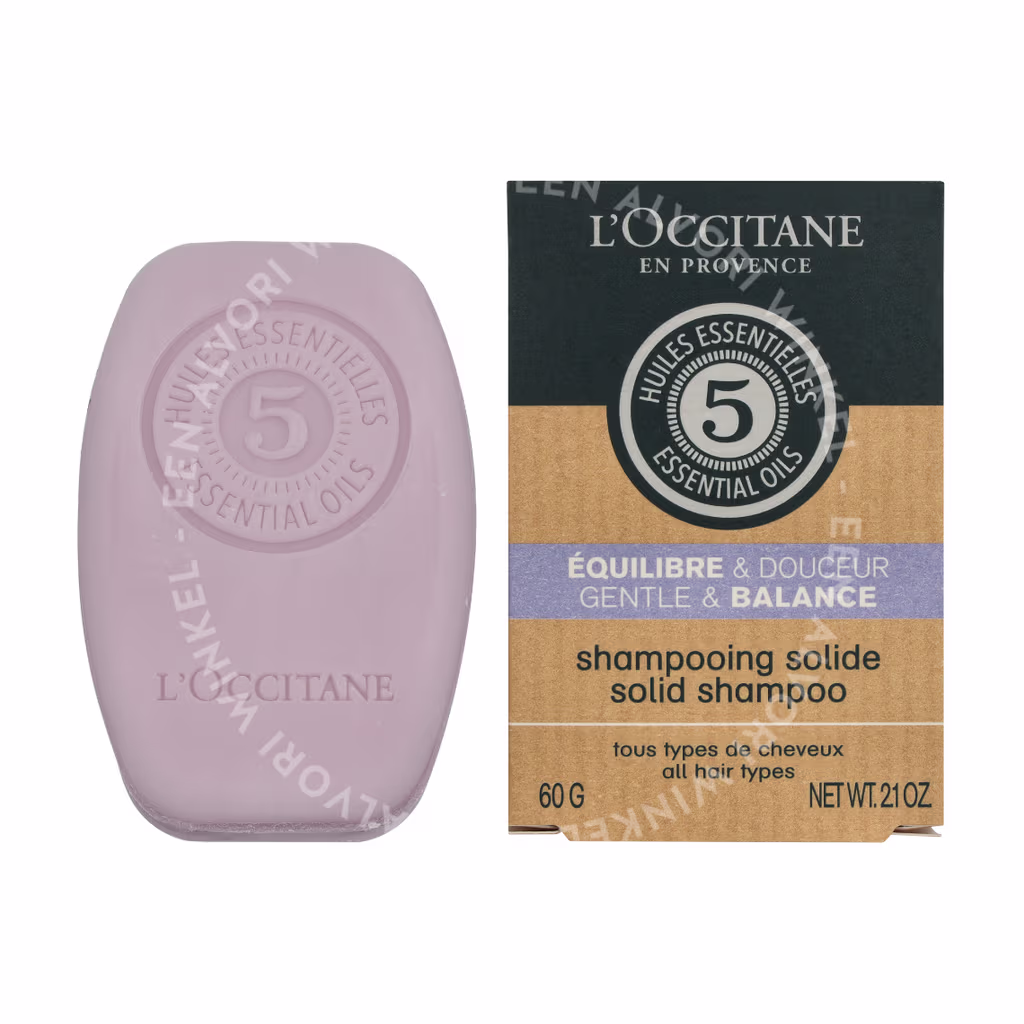 L'Occitane L'Occitane 5 Ess. Oils Gen. & Bal. Solid Shampoo — foto 3