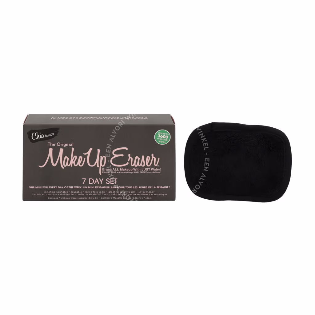 Makeup Eraser MakeUp Eraser 7 Day Set - Mini Cloths — 7 Pcs - Chic Black — foto 3