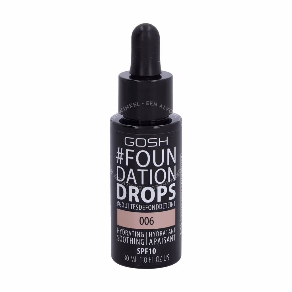 Gosh Gosh Foundation Drops SPF10 — #006 Tawney