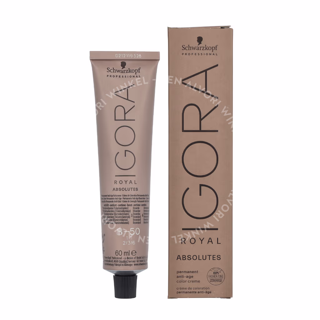Schwarzkopf Schwarzkopf Igora Royal Absolutes Permanent Color Creme — 8-50 — foto 3