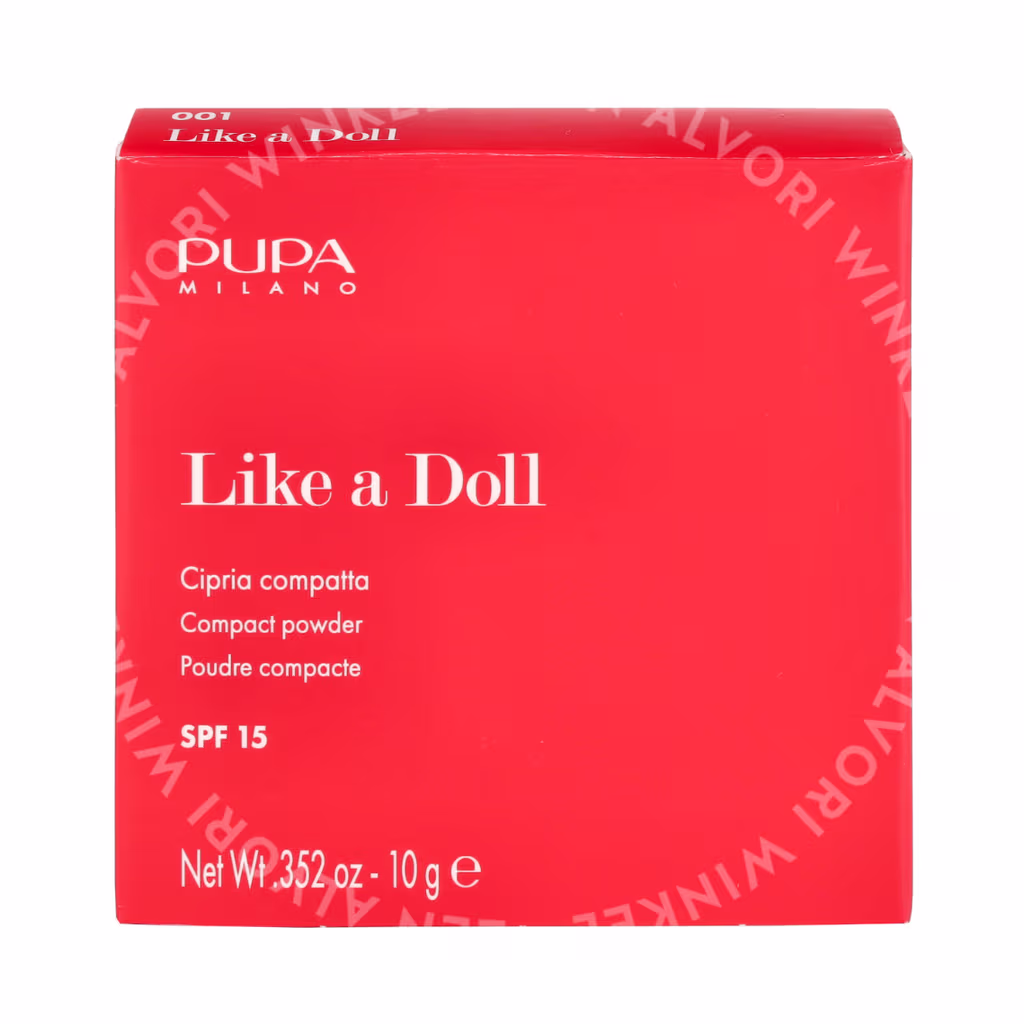 Pupa Milano Pupa Like A Doll Nude Skin Compact Powder SPF15 — #01 Porcelain — foto 2
