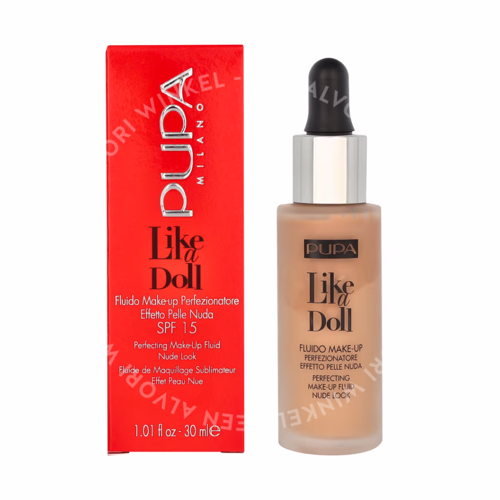 Pupa Milano Pupa Pupa Like A Doll Perfecting Make-Up Fluid SPF15 — #050 Sand — foto 3