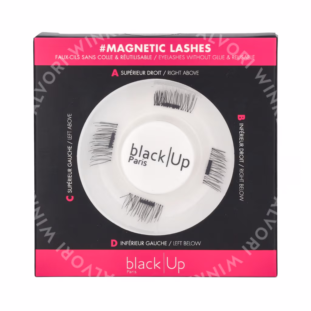 Black Up Black Up Magnetic Eyelashes — #01
