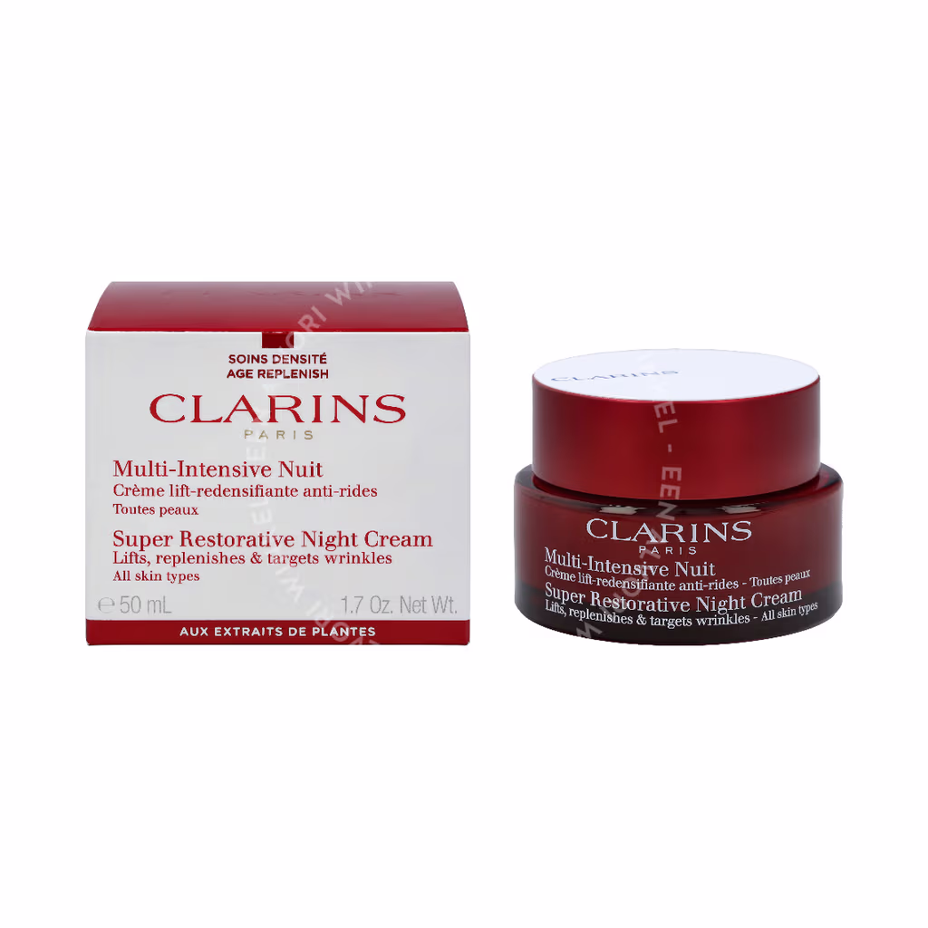 Clarins Clarins Super Restorative Night Cream Lifts Replenish & Target Wrinkles - All Skin Types — foto 3