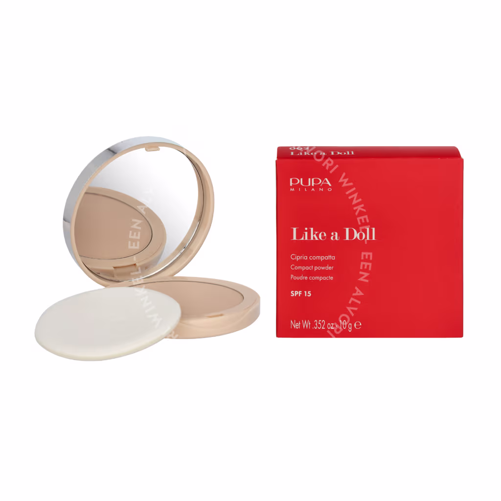Pupa Milano Pupa Like A Doll Nude Skin Compact Powder SPF15 — #002 Sublime Nude - For All Skin Types — foto 3