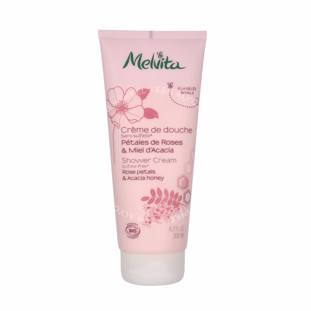 Melvita Melvita Shower Cream - Rose Petals & Acacia Honey — foto 2