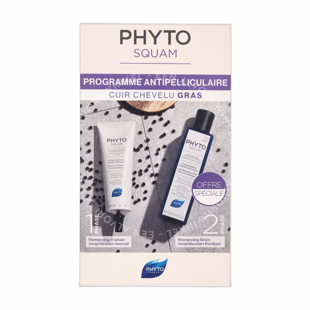 Phyto Phyto Phytosquam Purifying Shampoo Duo Set — foto 2