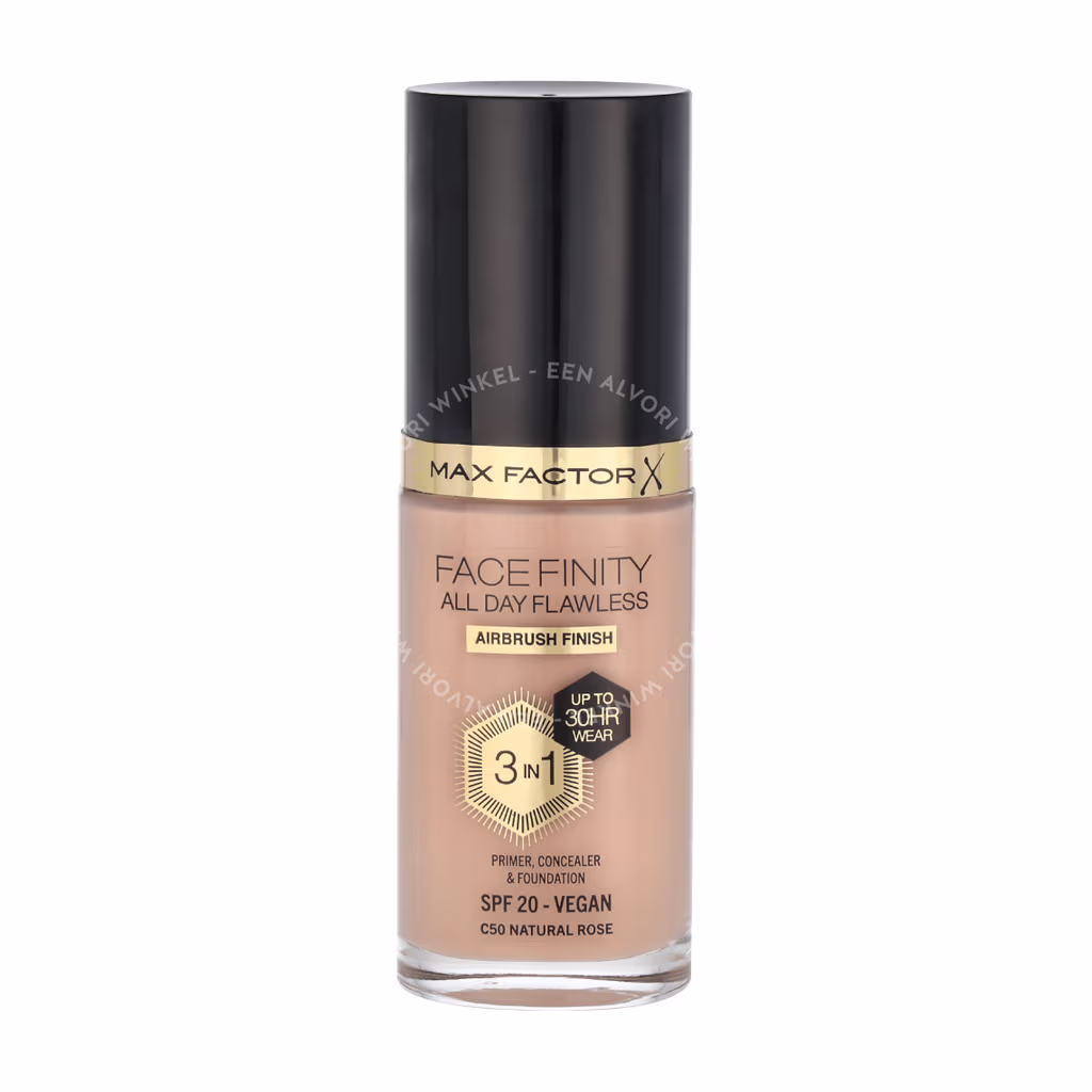 Max Factor Max Factor Facefinity All Day Flawless 3 In 1 Foundation — C50 Natural Rose