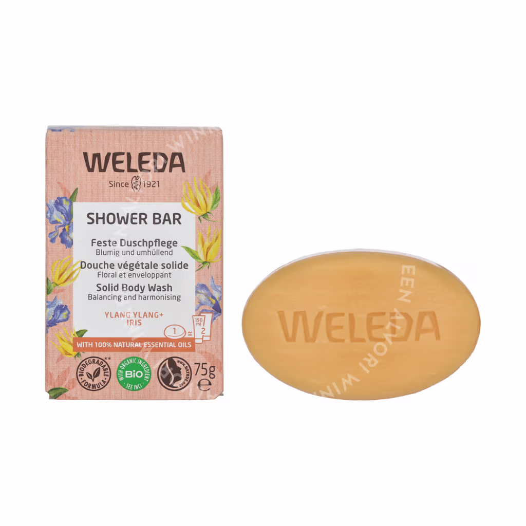 Weleda Weleda Shower Bar — Ylang Ylang + Iris — foto 3