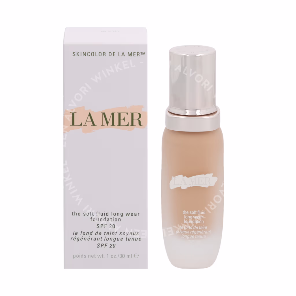 La Mer La Mer The Soft Fluid Long Wear Foundation SPF20 — #180 Linen — foto 3