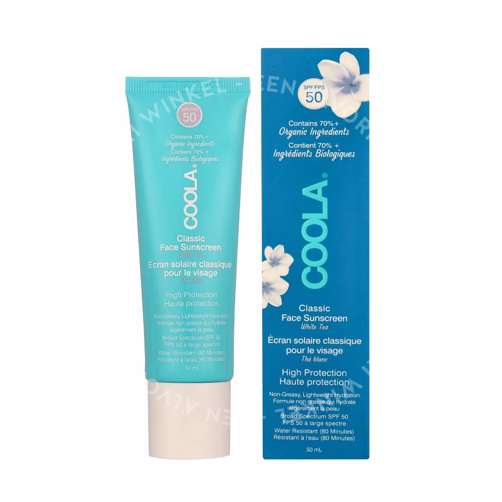 Coola Coola Classic Sunscreen Face Moisturizer SPF50 — White Tea — foto 3
