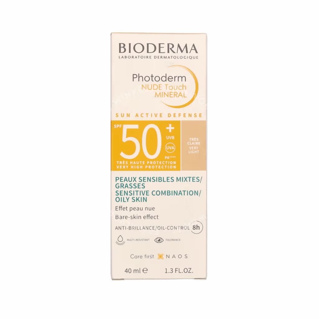 Bioderma Bioderma Photoderm Nude Touch Mineral SPF50+ — Very Light — foto 2