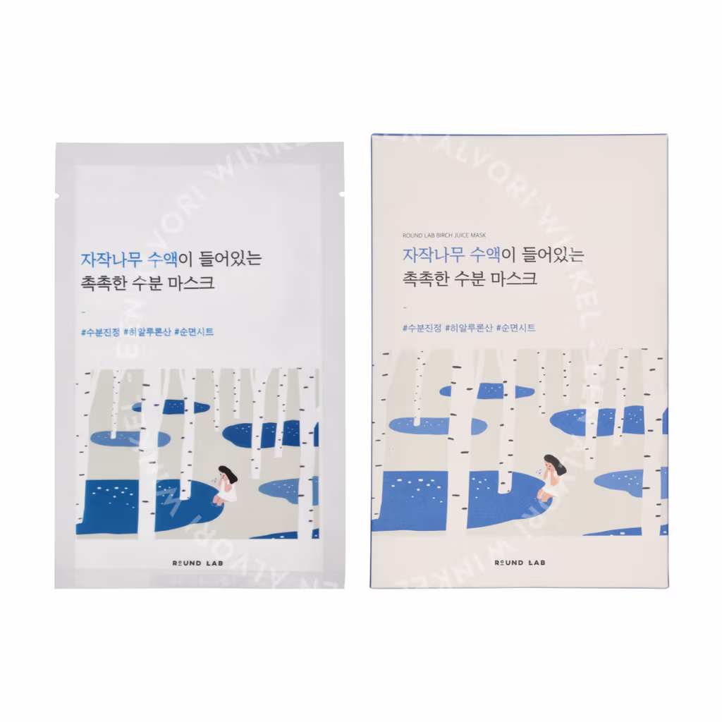 Round Lab Round Lab Birch Juice Moisturizing Mask Sheet — foto 3