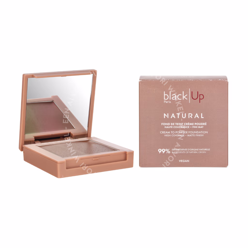 Black Up Black Up Full Cover Cream Powder Foundation — #08 — foto 3