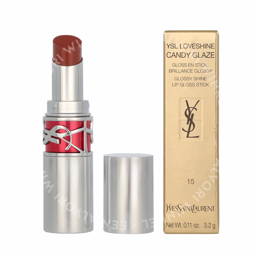Yves Saint Laurent YSL Loveshine Candy Glaze Lipstick — #15 Showcasing Nude — foto 3