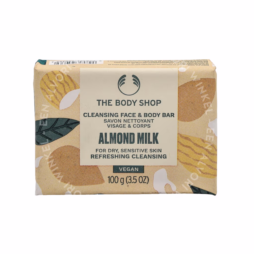 The Body Shop The Body Shop Cleansing Face & Body Bar — Almond Milk