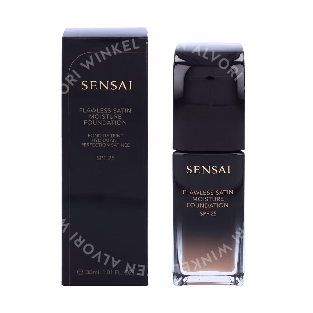 Sensai Sensai Flawless Satin Foundation SPF25 — FS204 Honey Beige, — foto 3