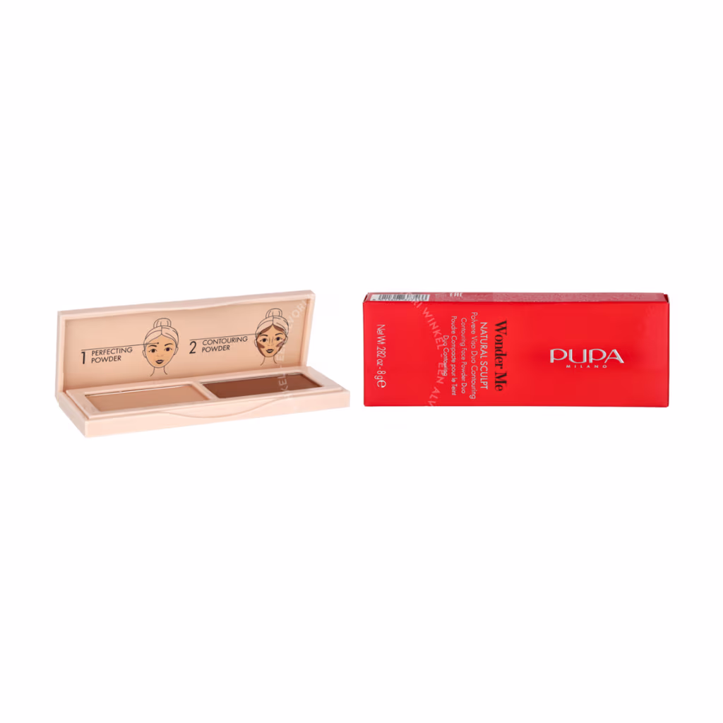 Pupa Milano Pupa Wonder Me Natural Sculpt Palette — #02 Medium Dark — foto 3