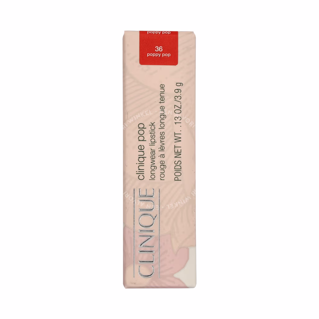 Clinique Clinique Pop Longwear Satin Lipstick — #36 Poppy Pop — foto 2