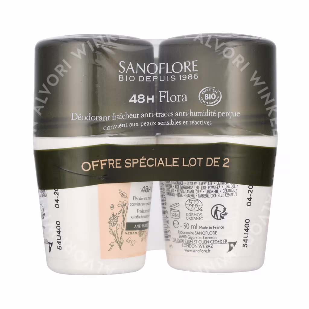 Sanoflore Sanoflore 48H Flora Deodorant Duo Set — foto 2