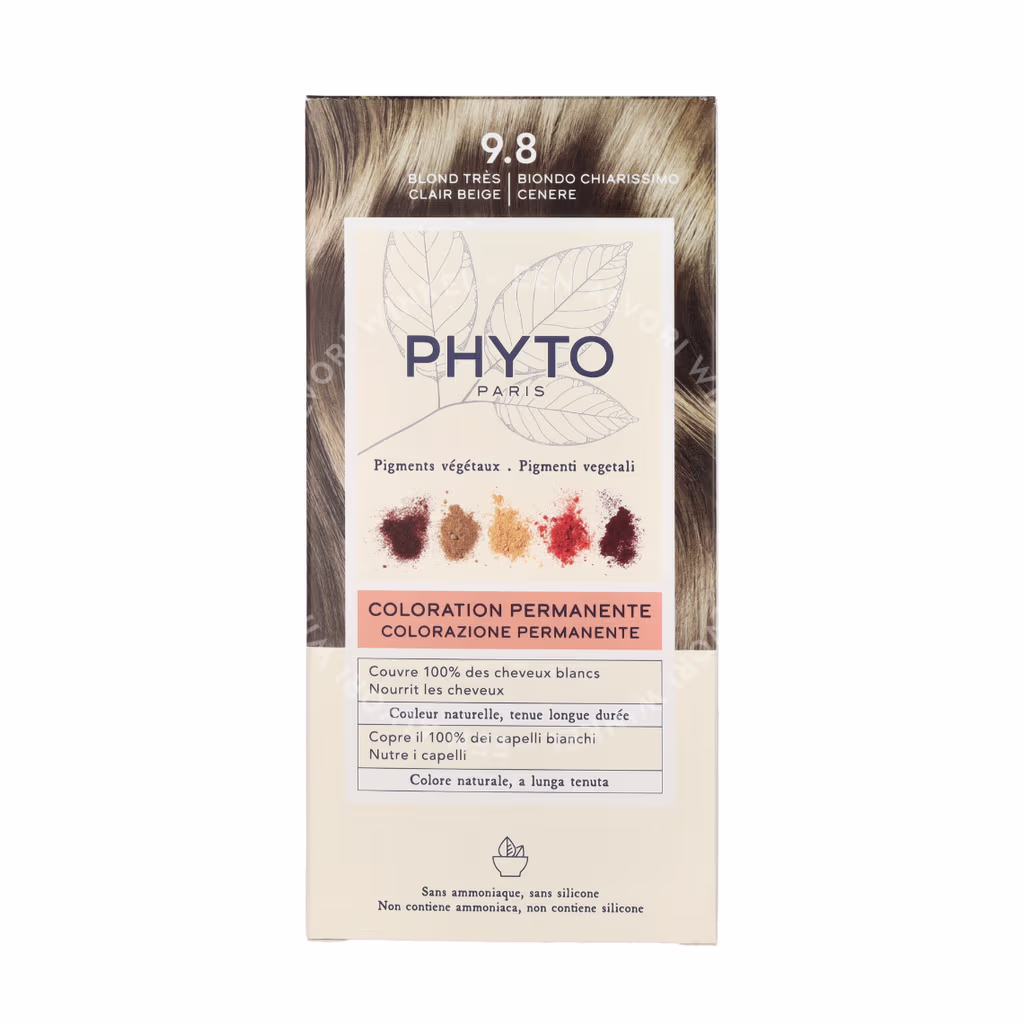 Phyto Phyto Phytocolor Permanent Color — #9.8 Very Fair Beige Blond — foto 2