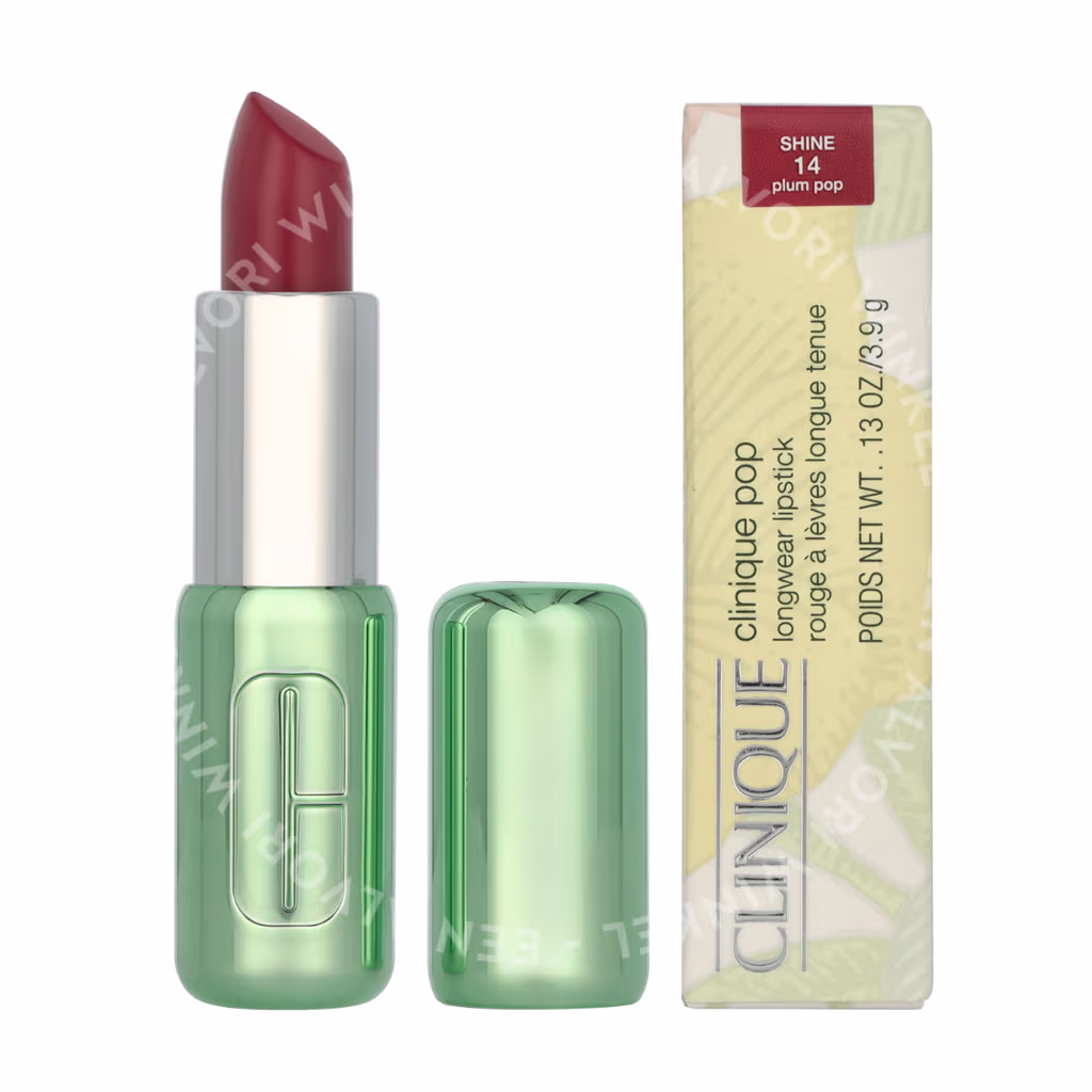 Clinique Clinique Pop Longwear Shine Lipstick — #14 Plum Pop — foto 3