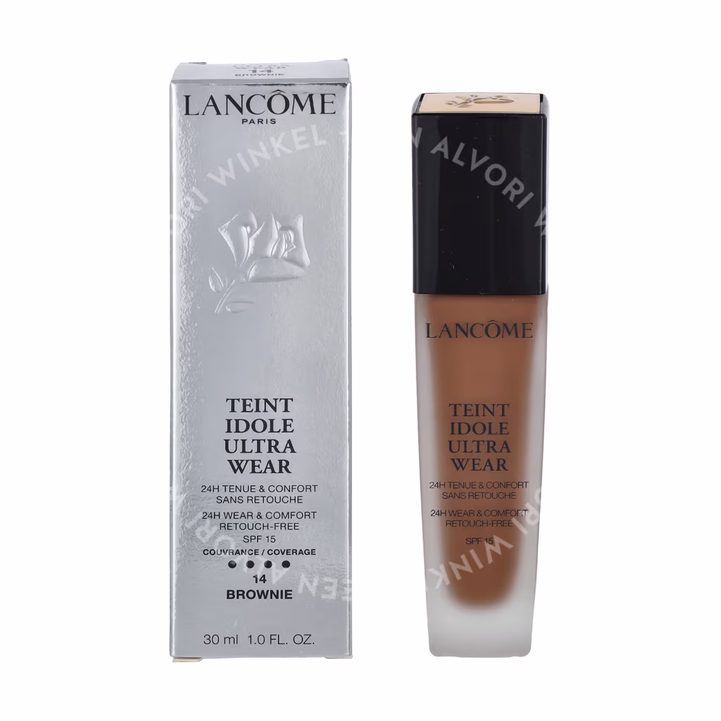 Lancome Lancome Teint Idole Ultra Wear 24H W&C Foundation SPF15 — #14 Brownie — foto 3